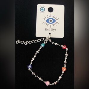 Multicolor evil eye Bracelet